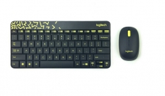罗技（Logitech） 无线键鼠套装 MK240 Nano 无线鼠标无线键盘套装 黑色