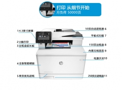 惠普(HP) M477fdw 彩色激光一体机 白色 (打印/复印/扫描/传真 支持自动双面功能/打印速度28ppm/ 支持网络打印)