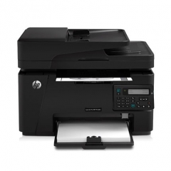 惠普（HP）M128fn黑白激光打印机 多功能一体机 打印复印扫描传真 带话柄
