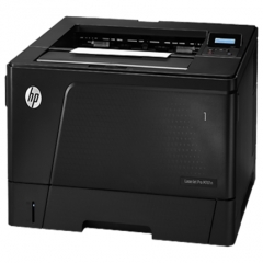 惠普HP m706N 黑白激光打印机 黑色(双面打印 黑白打印速度31ppm 支持网络打印)