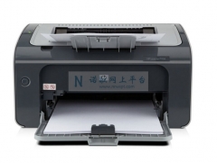 惠普 P1106 黑白激光打印机 黑色(双面打印 黑白打印速度18ppm) 买二赠1