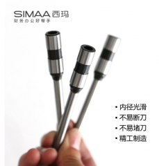 西玛（SIMAA）装订机钻头5035 适配5081财务凭证装订机打孔空心钻刀 银黑色