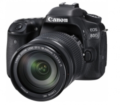 佳能（Canon）EOS 80D 单反相机 单反套机（EF-S 18-200mm单反镜头）内存卡/支架/相机包++