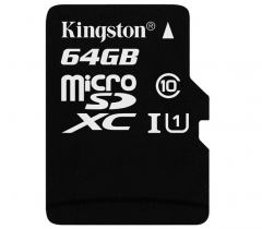 金士顿（Kingston）64GB TF(Micro SD) 存储卡 U1 C10 高速升级版 连续拍摄更流畅