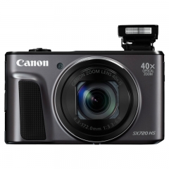 佳能（Canon）PowerShot SX720 HS 数码相机 （2030万像素 40倍光变 24mm超广角） 黑色++
